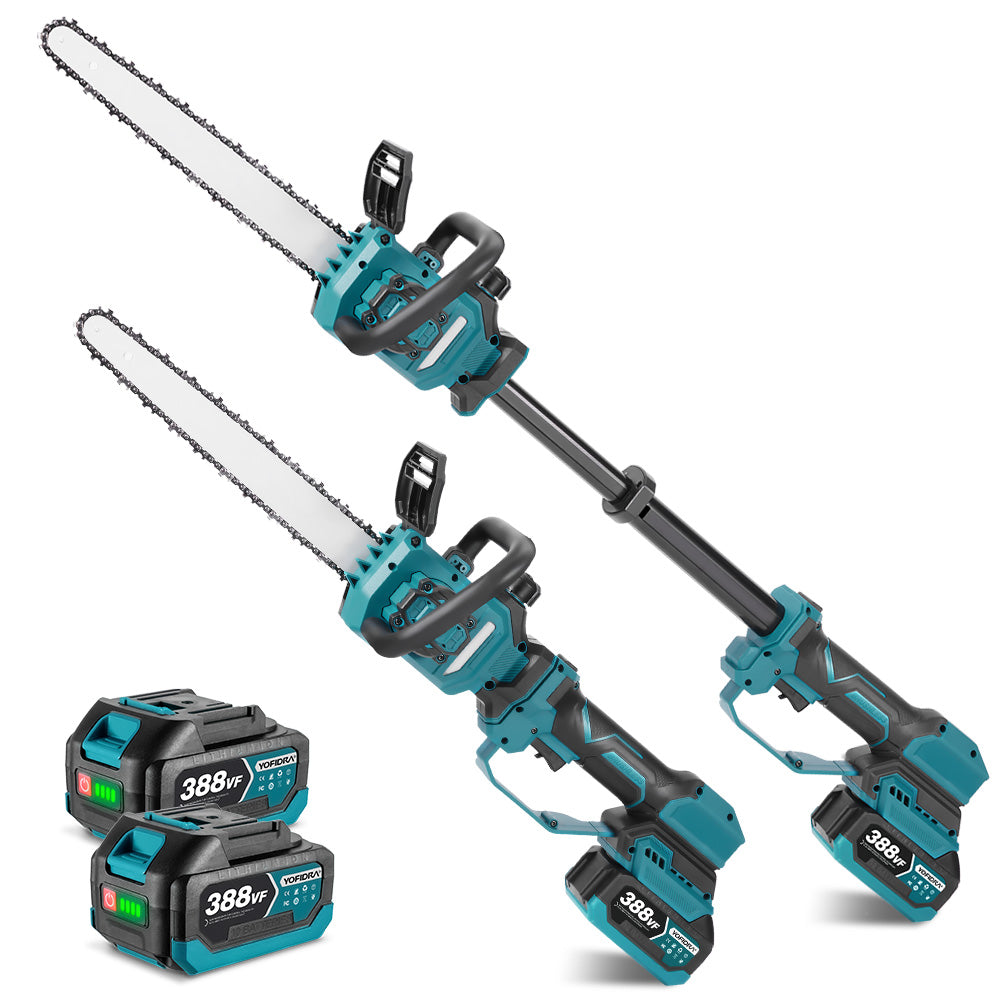 YOFIDRA 12" Brushless Telescopic Pole Chainsaw Kit for Makita 18V Battery