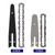 YOFIDRA 4/6 Inch Electric Chainsaw Chain and Guide Set